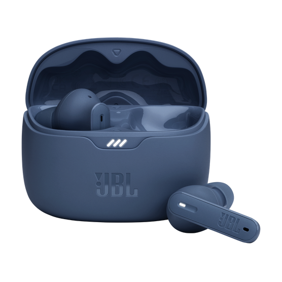 JBL Tune Beam - Blue - True wireless Noise Cancelling earbuds - Hero